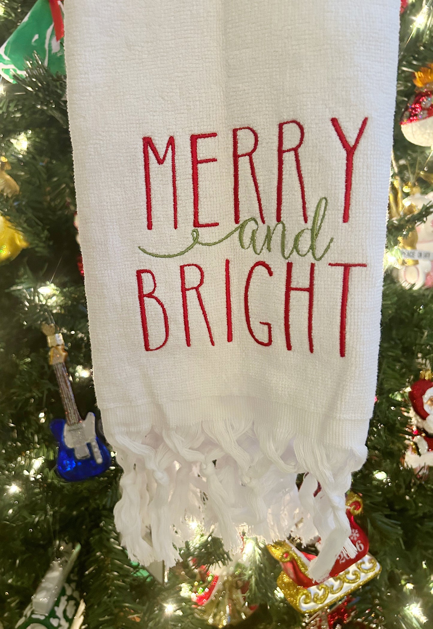 Merry & Bright Hand Towel