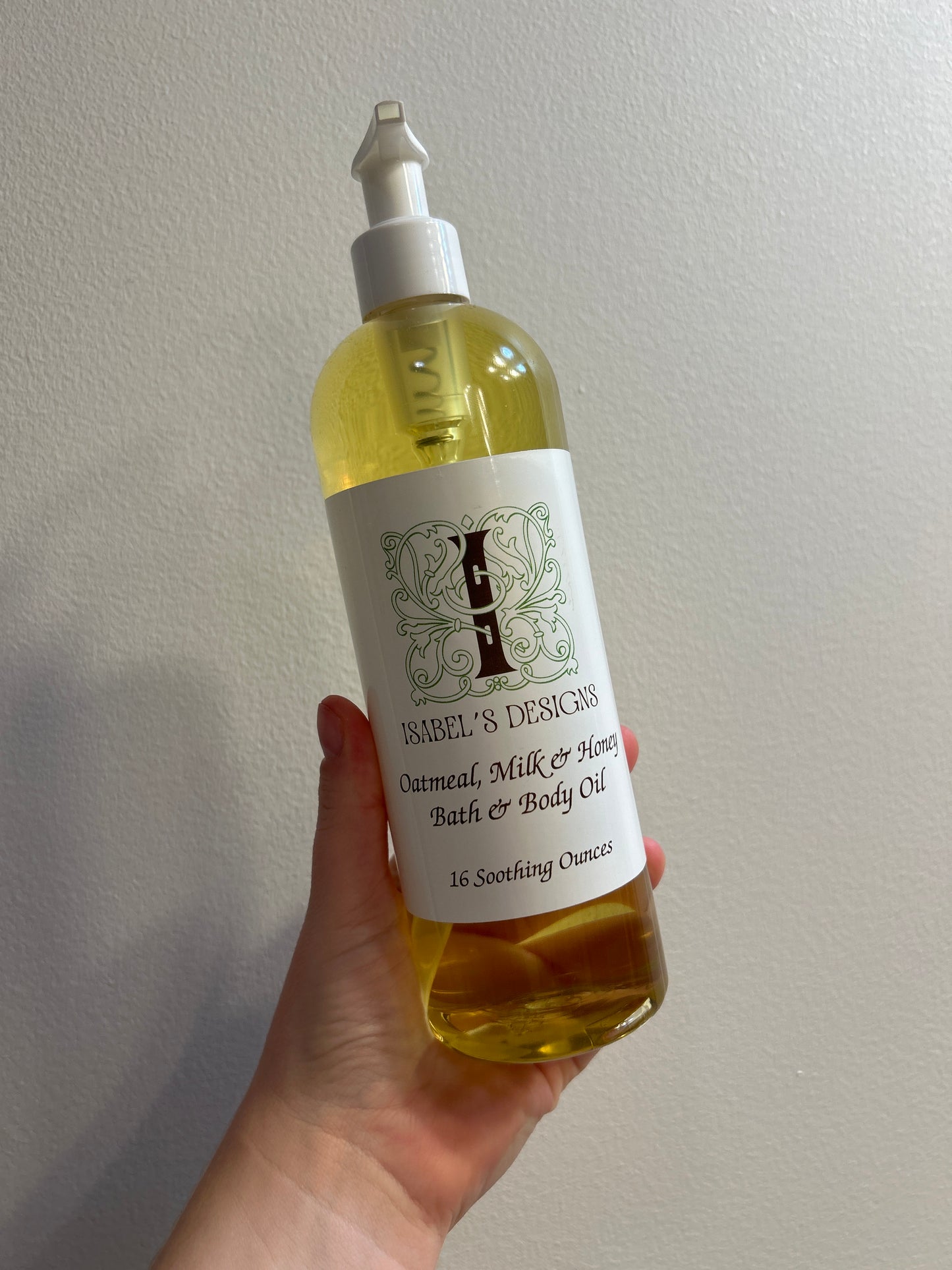 Oatmeal, Milk, and Honey Body Oil