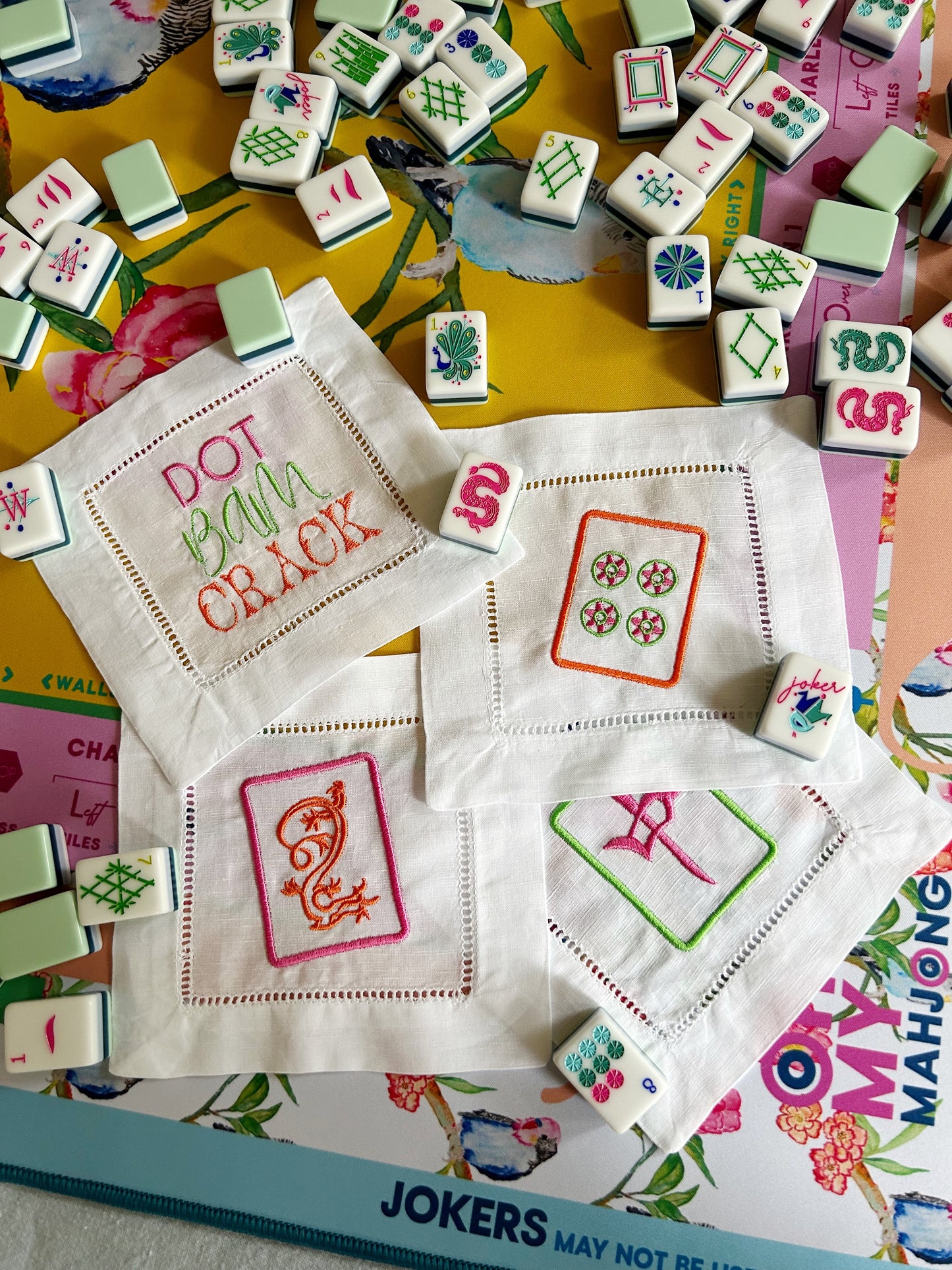 Mahjong Cocktail Napkins
