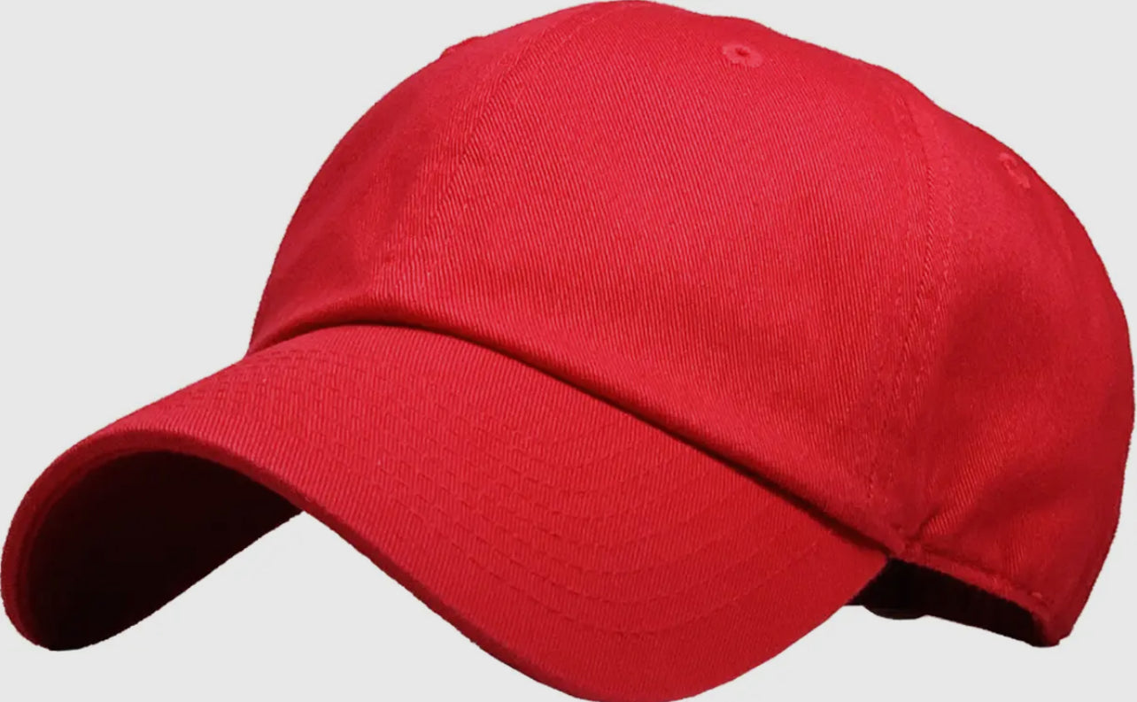 Premium Baseball Cap includes Embroidery