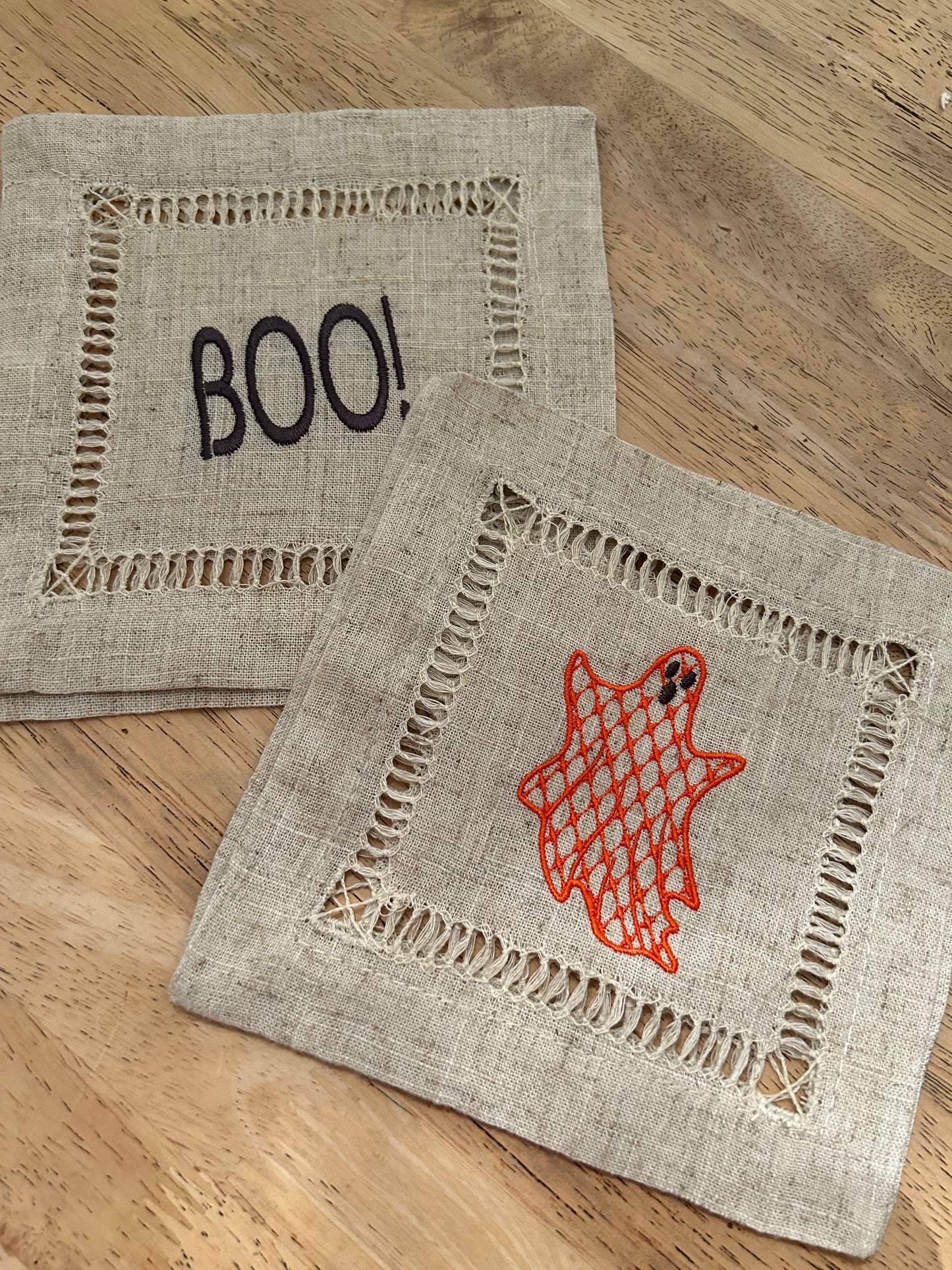 Chic Halloween Cocktail Coasters