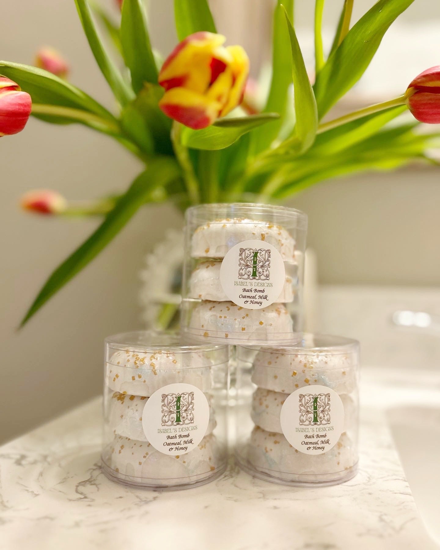 Oatmeal Milk & Honey Bath Bomb