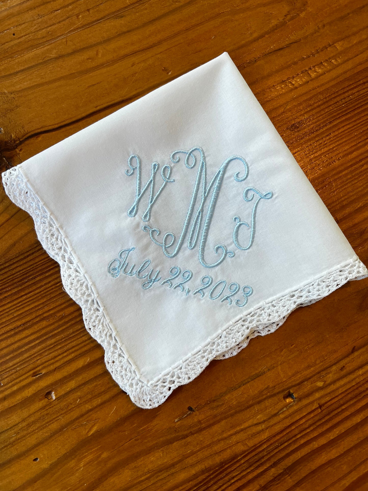 Handkerchief with Embroidery