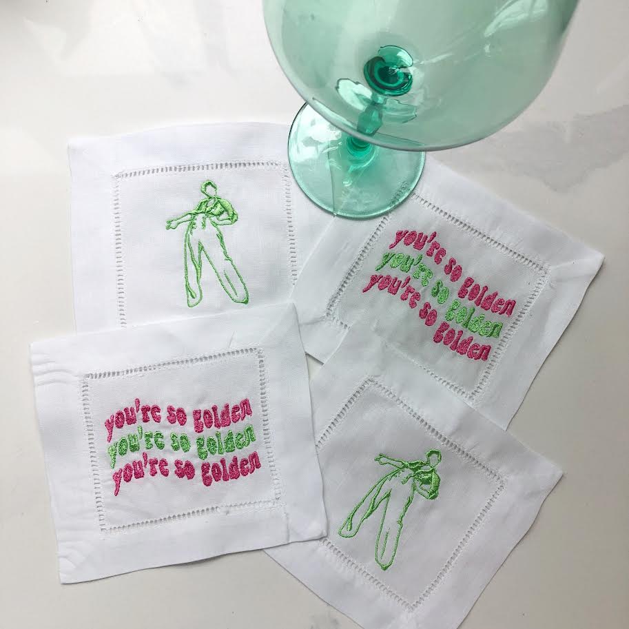 You're So Golden Cocktail Coasters