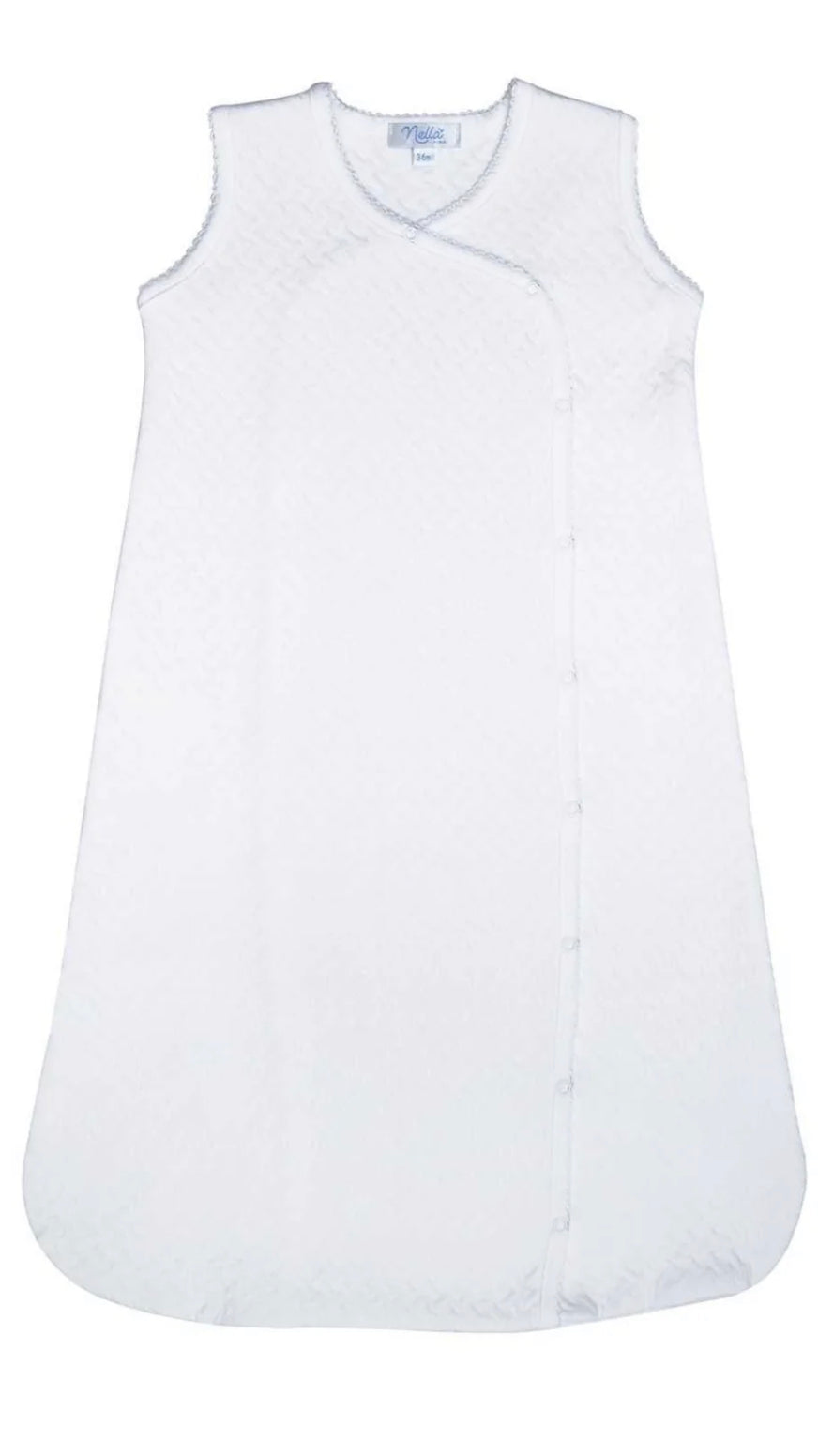 Basket Weave Sleep Sack White