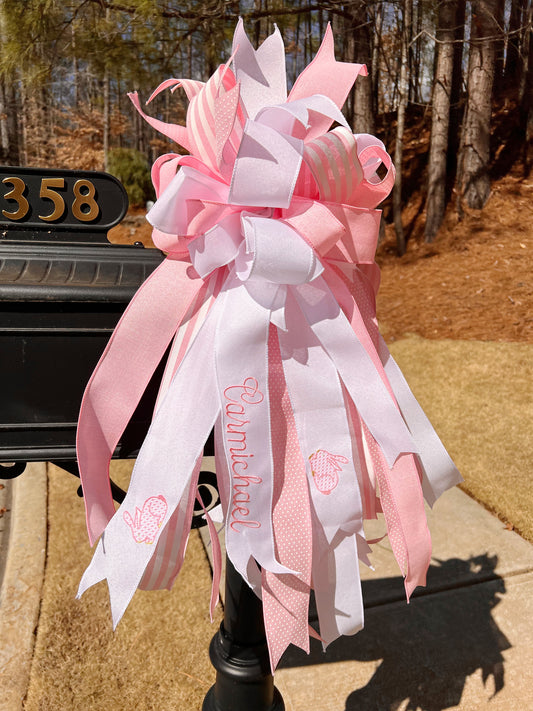Pink Mailbox Bow