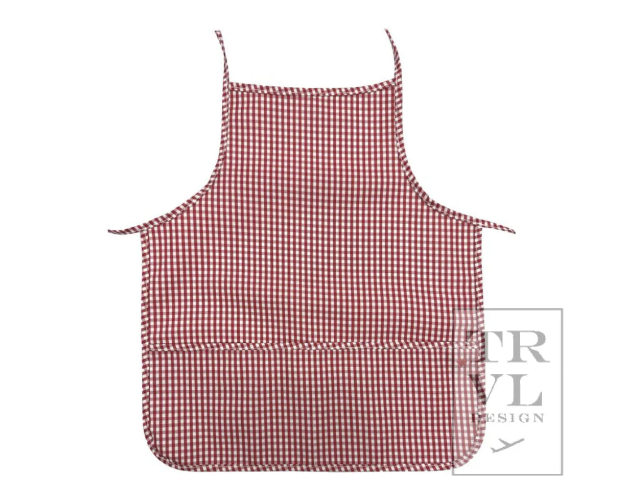 Apron Gingham Red