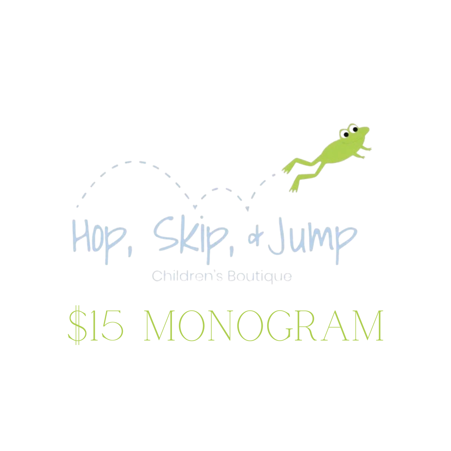 Hop, Skip, & Jump Embroidery