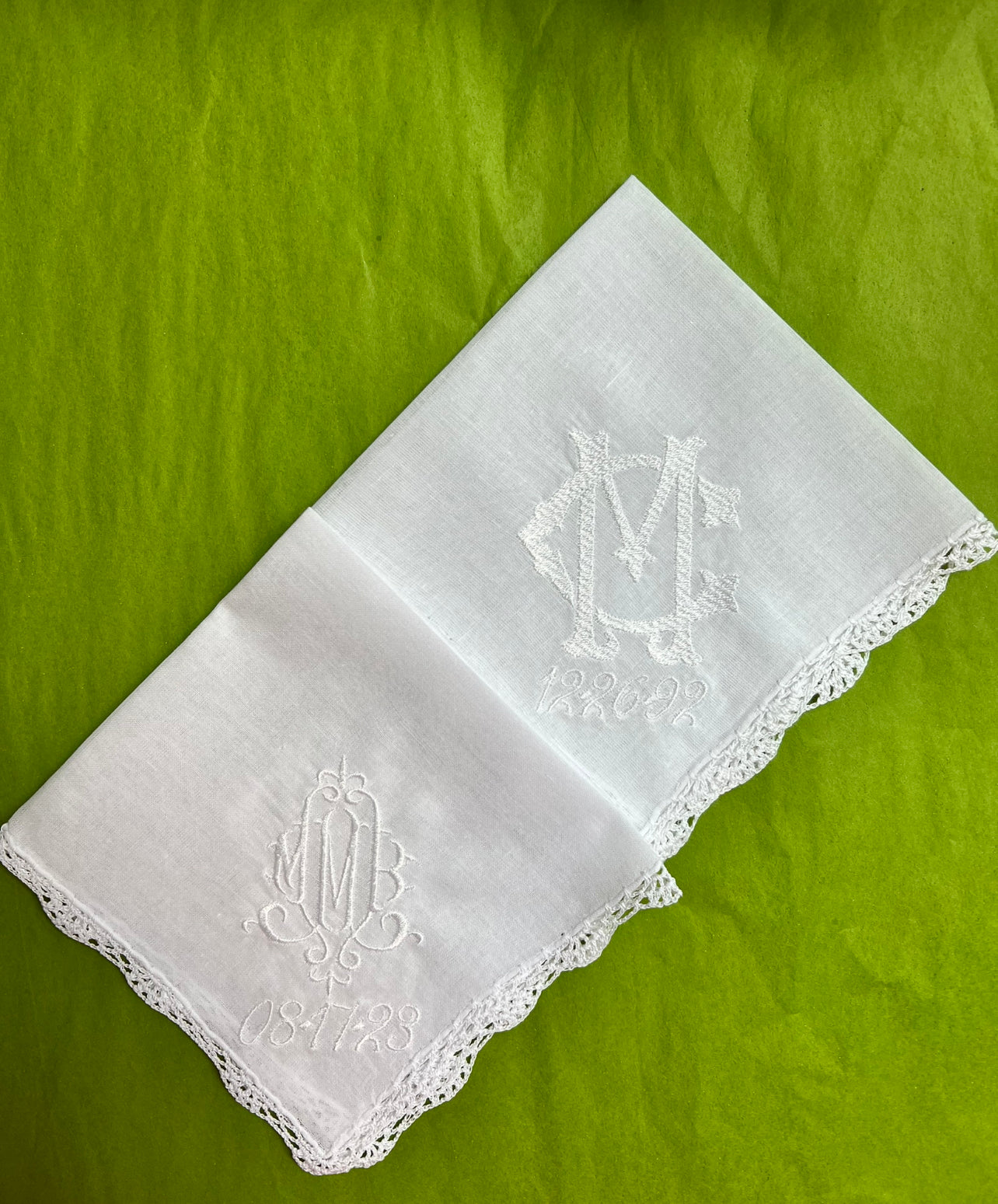 Handkerchief with Embroidery
