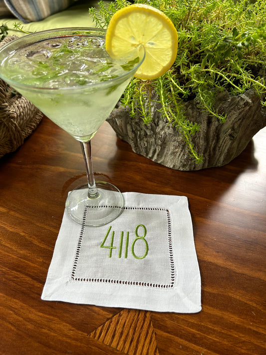 White Highlands Cocktail Coasters