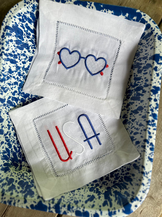 Patriotic Cocktail Napkins