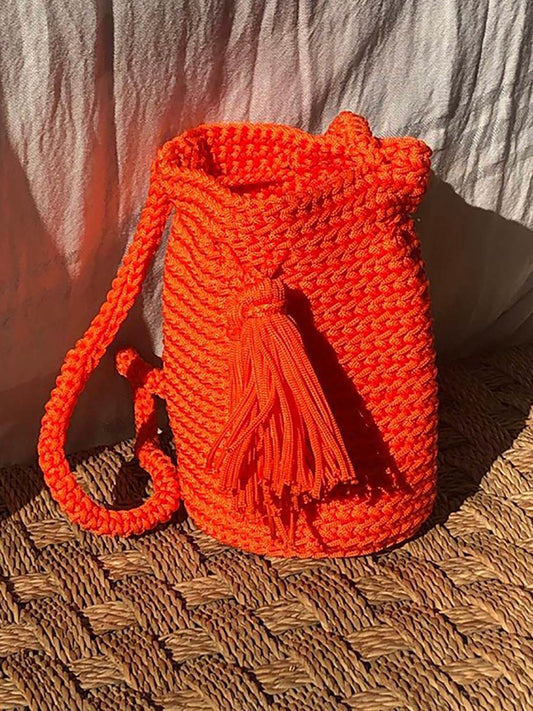 Crochet Crossbody Tote
