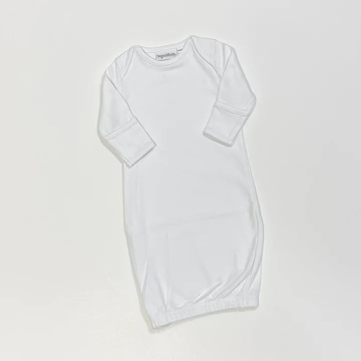 Unisex White Gown includes Monogram